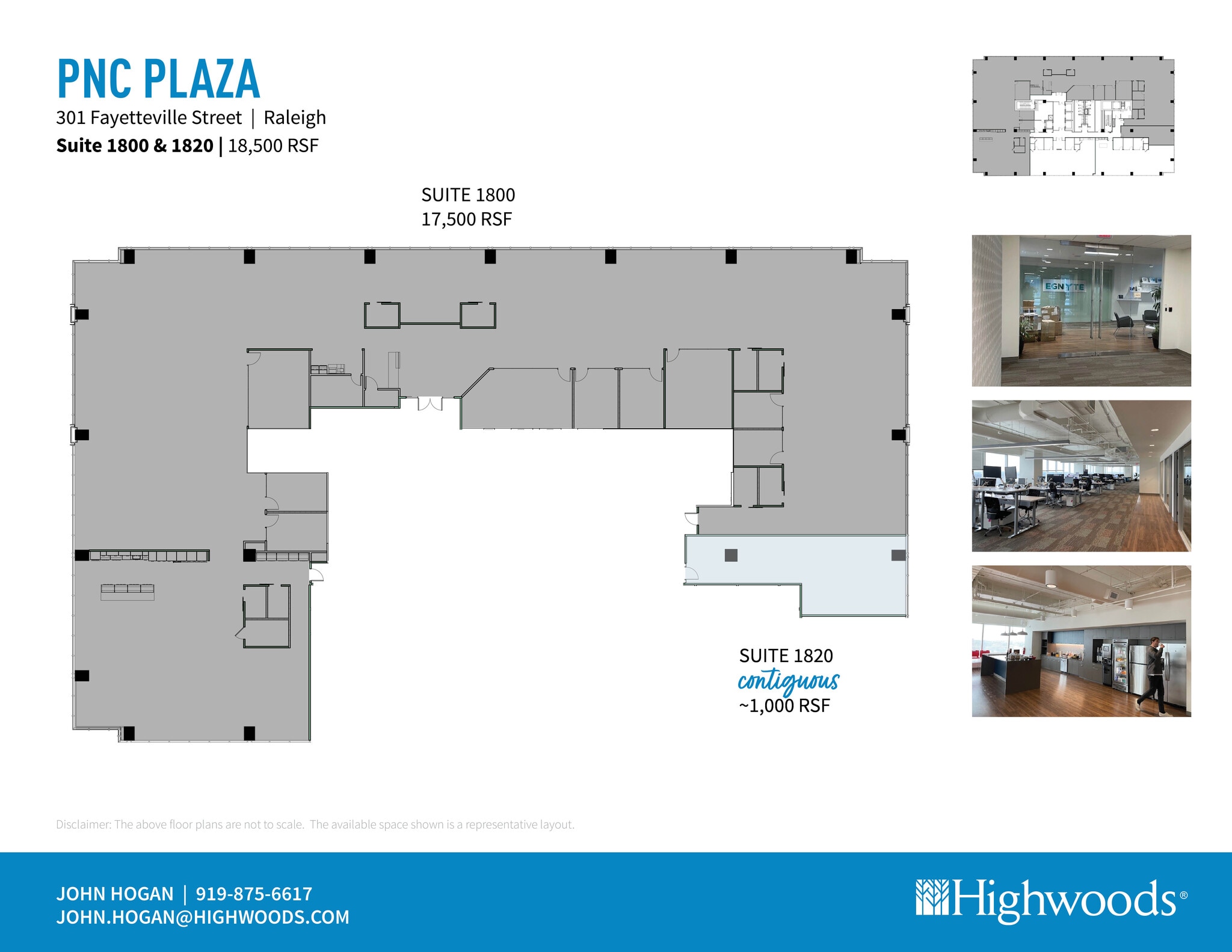 301 Fayetteville St, Raleigh, NC for lease Floor Plan- Image 1 of 2