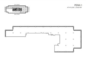 PENN 1, New York, NY for lease Floor Plan- Image 1 of 7