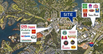 19824 W Catawba Ave, Cornelius, NC - AERIAL  map view