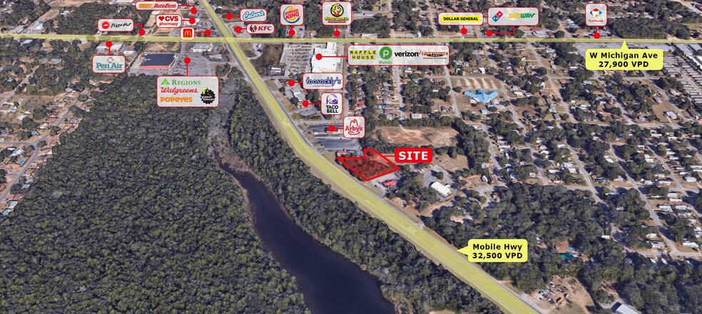 5400-Blk Mobile Hwy, Pensacola, FL for sale - Building Photo - Image 1 of 6