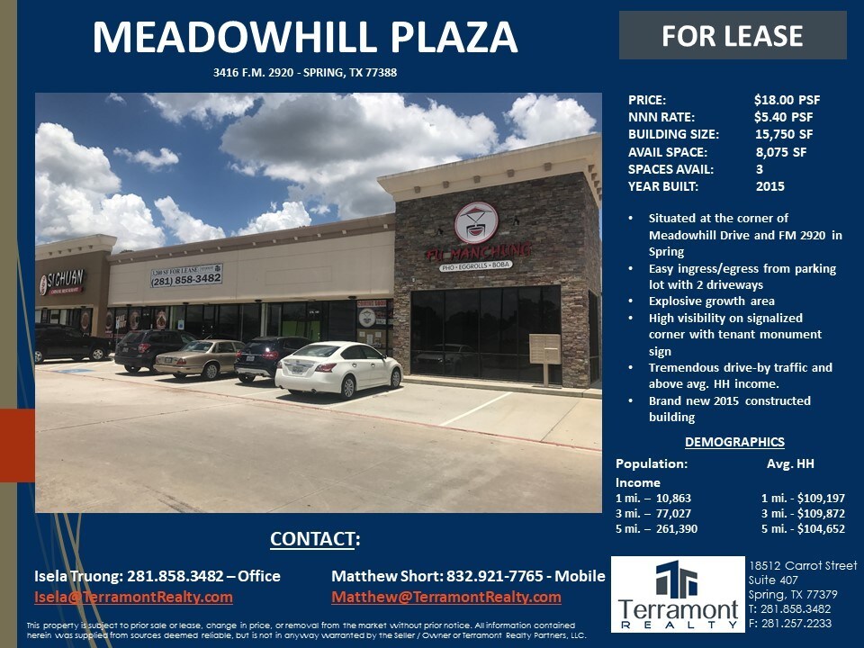 3416 FM 2920 Rd, Spring, TX for sale Other- Image 1 of 1