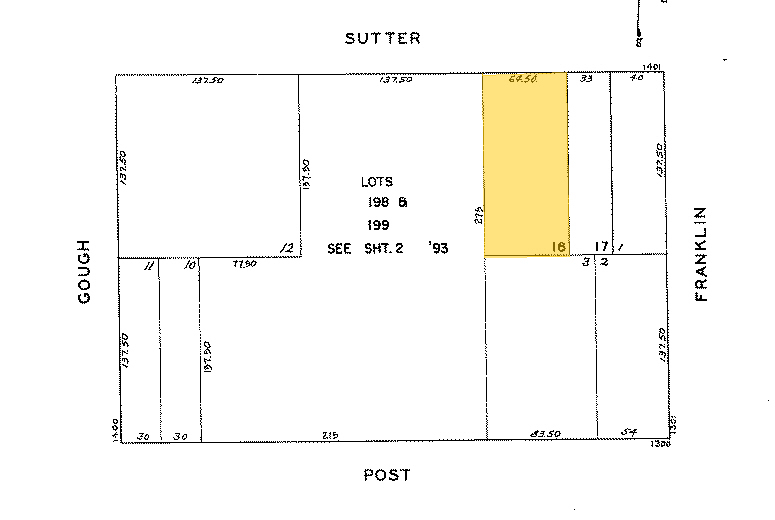 1409 Sutter St, San Francisco, CA for lease - Plat Map - Image 2 of 27