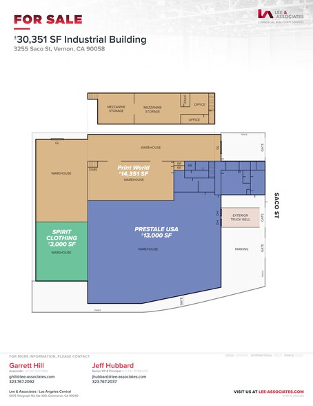 3255 Saco St, Vernon, CA for sale - Site Plan - Image 2 of 2