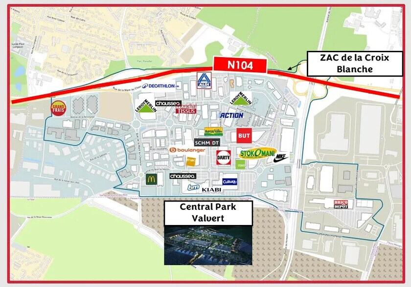 Retail in Sainte-Geneviève-des-Bois for lease - Building Photo - Image 1 of 1