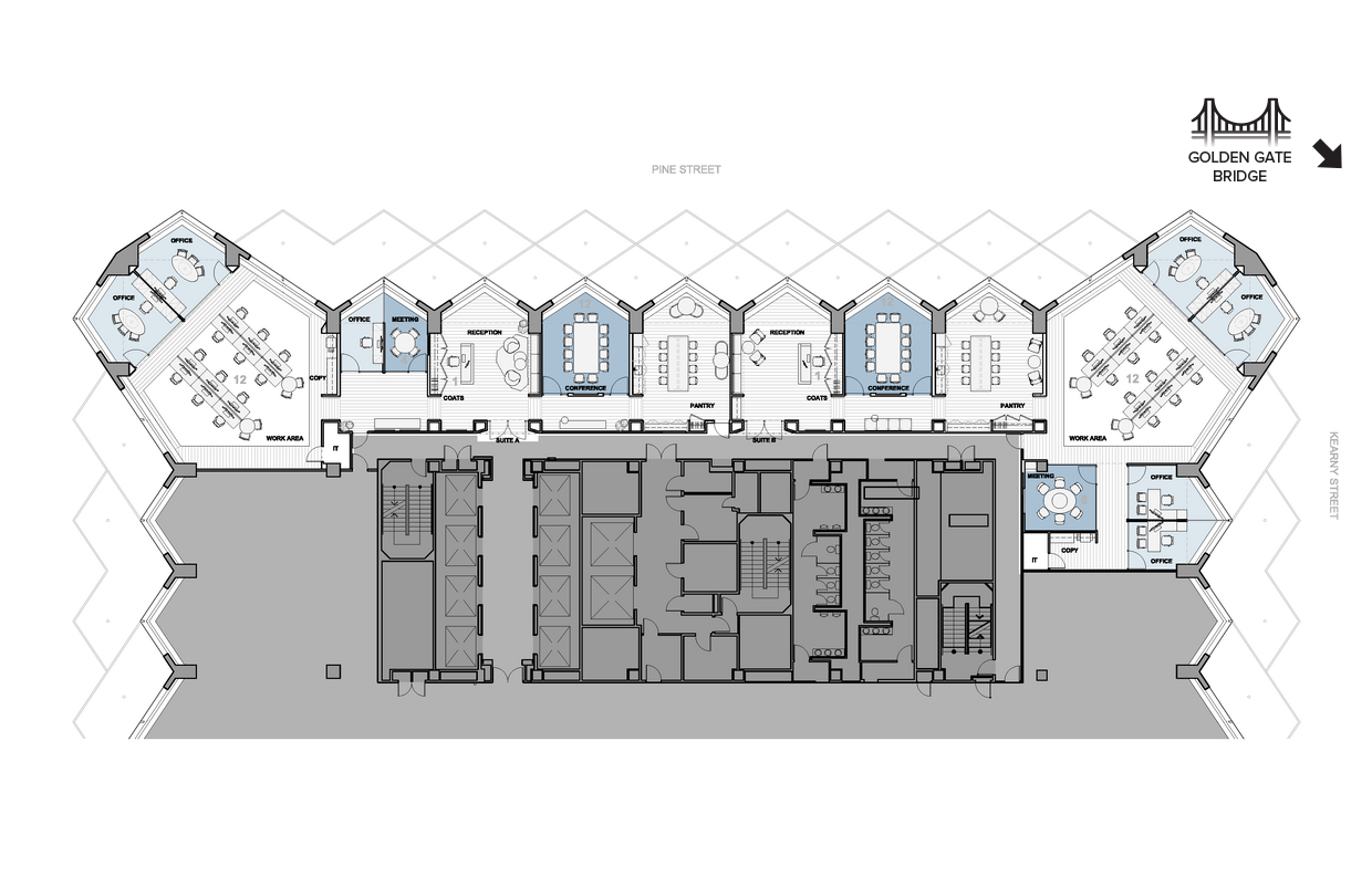 555 California St, San Francisco, CA for lease Floor Plan- Image 1 of 5