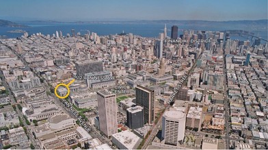 500-524 Van Ness Ave, San Francisco, CA - aerial  map view