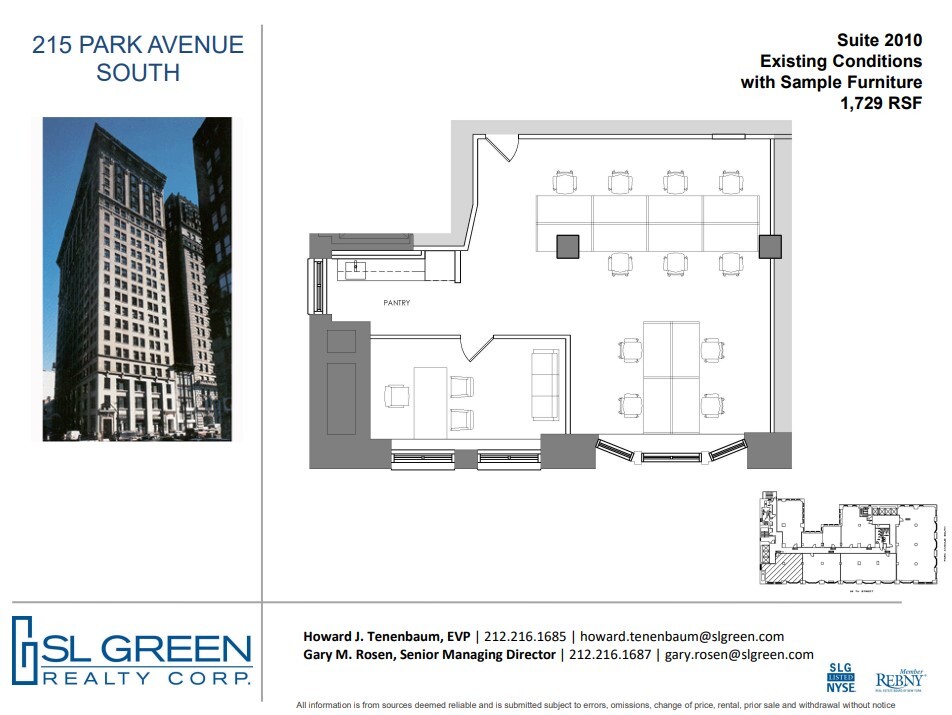 215 Park Ave S, New York, NY for lease Floor Plan- Image 1 of 1