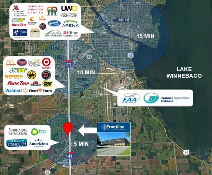 4325 S Washburn St, Oshkosh, WI for sale - Aerial - Image 3 of 13