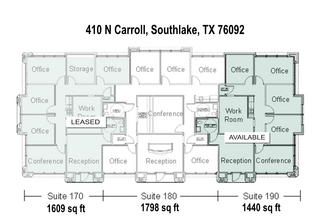 410-430 N Carroll Ave, Southlake, TX for lease Floor Plan- Image 1 of 1