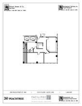 260-270 Peachtree St NW, Atlanta, GA for lease Floor Plan- Image 1 of 2