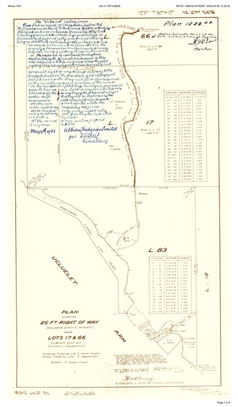 Vancouver Island Sites - Port Albion, Ucluelet, BC for sale - Site Plan - Image 2 of 4