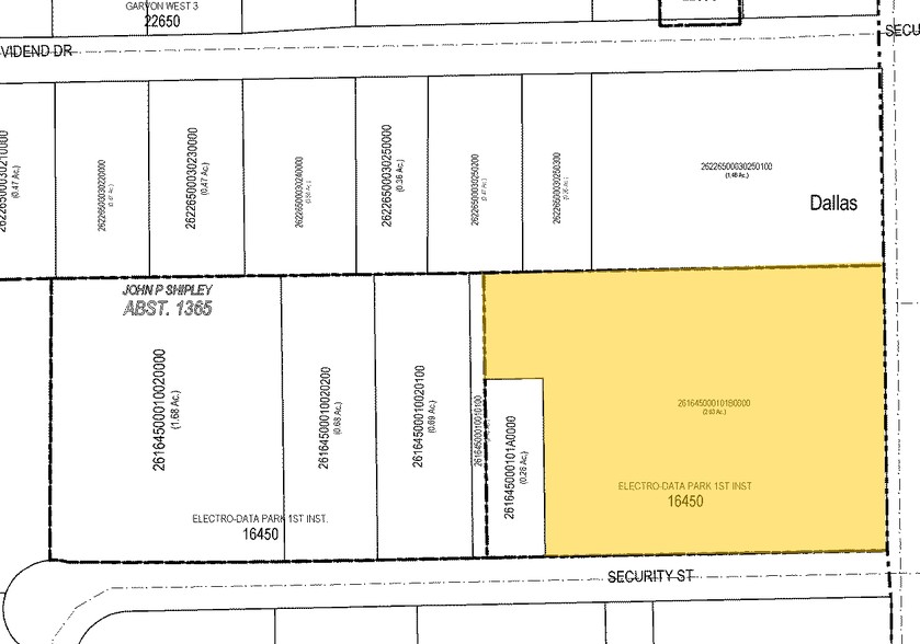 1621 S Jupiter Rd, Garland, TX for sale - Plat Map - Image 2 of 5