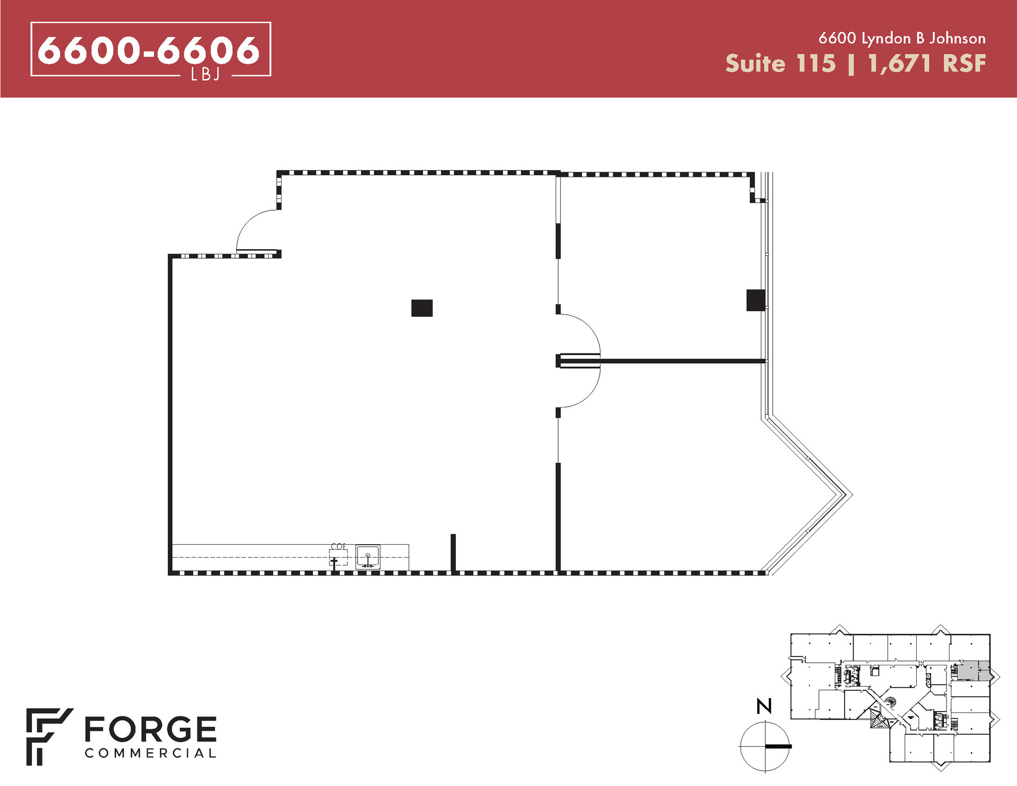 6600 Lyndon B Johnson Fwy, Dallas, TX for lease Floor Plan- Image 1 of 1