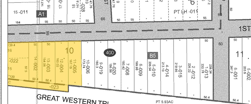 999 N Main St, Glen Ellyn, IL for lease - Plat Map - Image 3 of 22