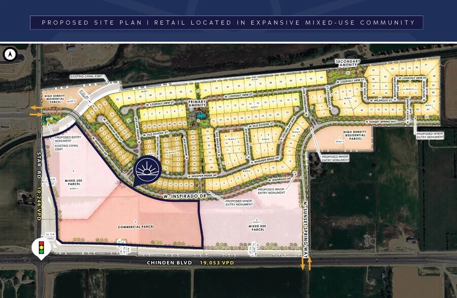 7865 W Inspirado Dr, Meridian, ID for lease - Site Plan - Image 2 of 7