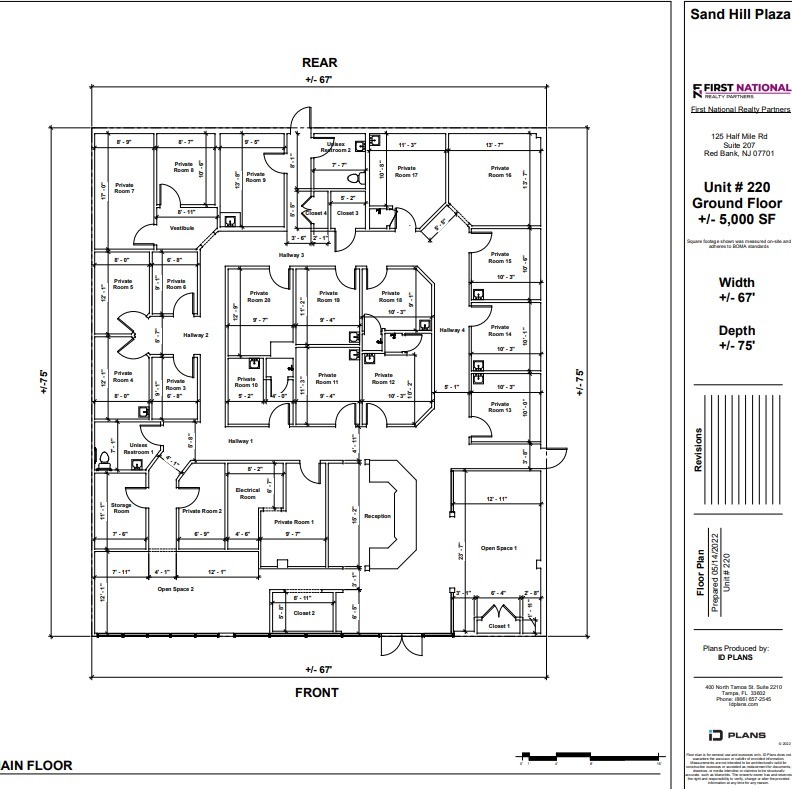 228 S Main St, Newtown, CT for lease Floor Plan- Image 1 of 7