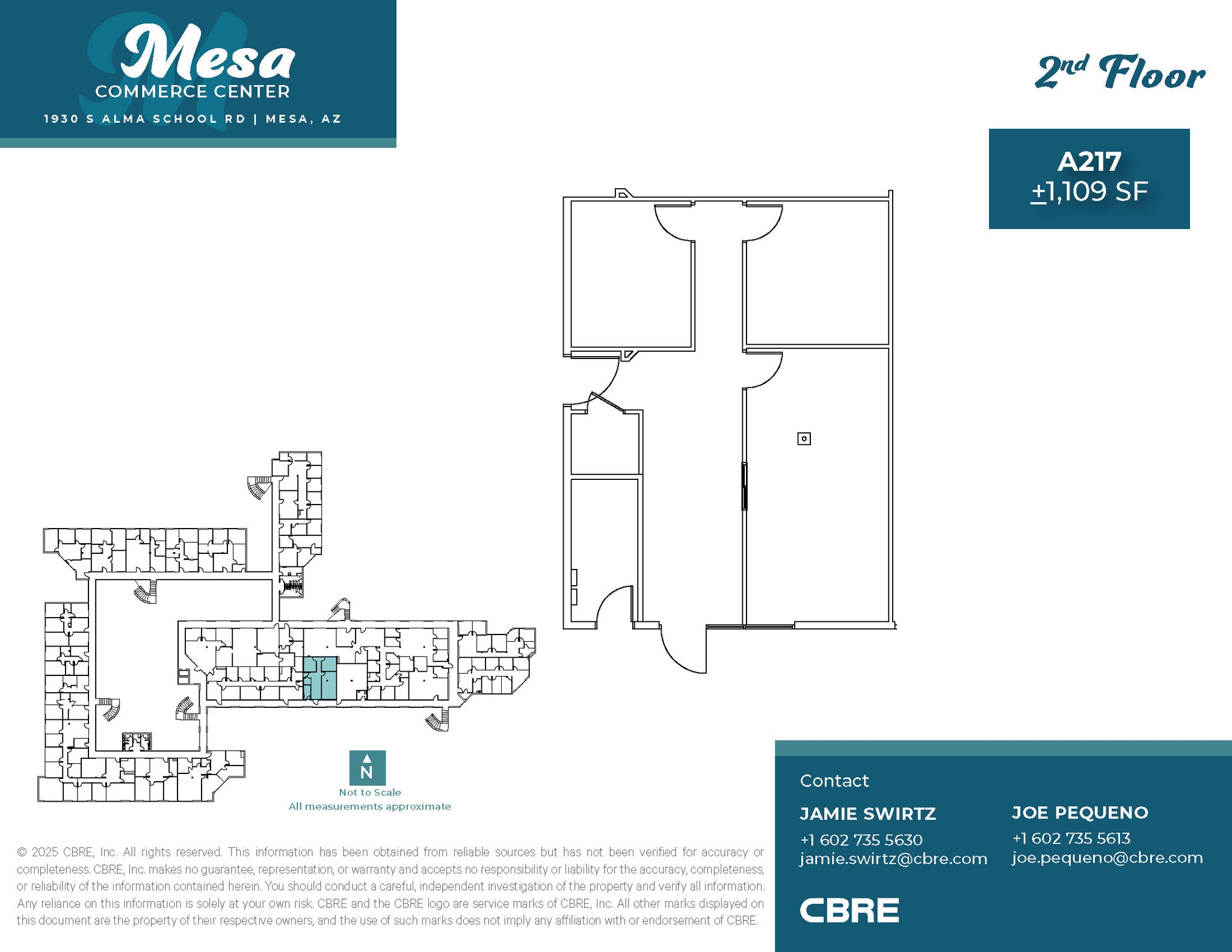 1930 S Alma School Rd, Mesa, AZ for lease Floor Plan- Image 1 of 9