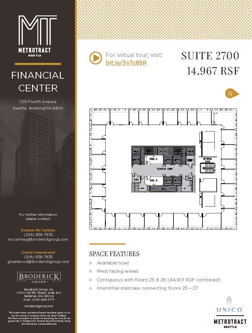 1215 4th Ave, Seattle, WA for lease Floor Plan- Image 1 of 1