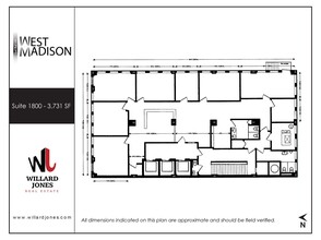 123 W Madison St, Chicago, IL for lease Floor Plan- Image 1 of 1