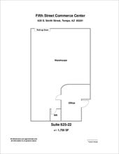 2009 E 5th St, Tempe, AZ for lease Floor Plan- Image 1 of 1