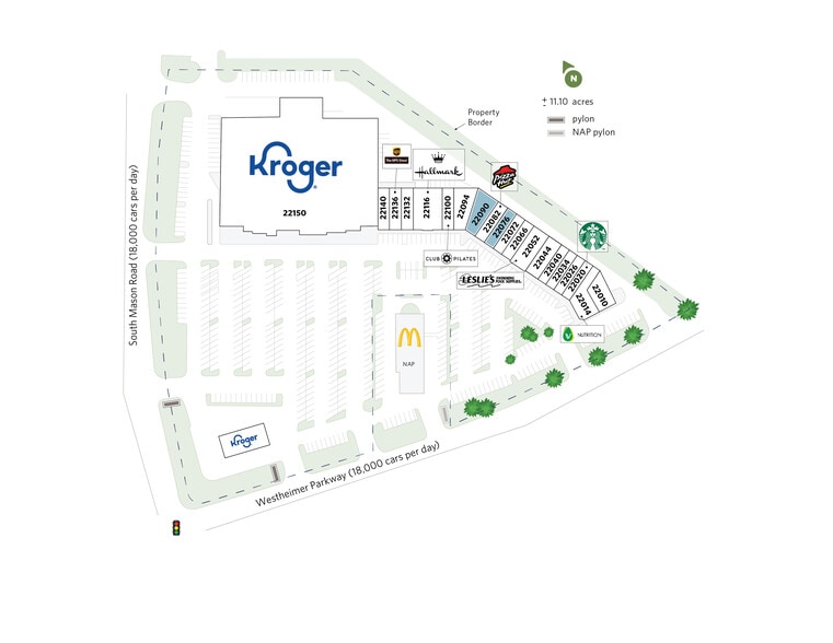 22010-22150 Westheimer Pky, Katy, TX for lease - Site Plan - Image 2 of 16