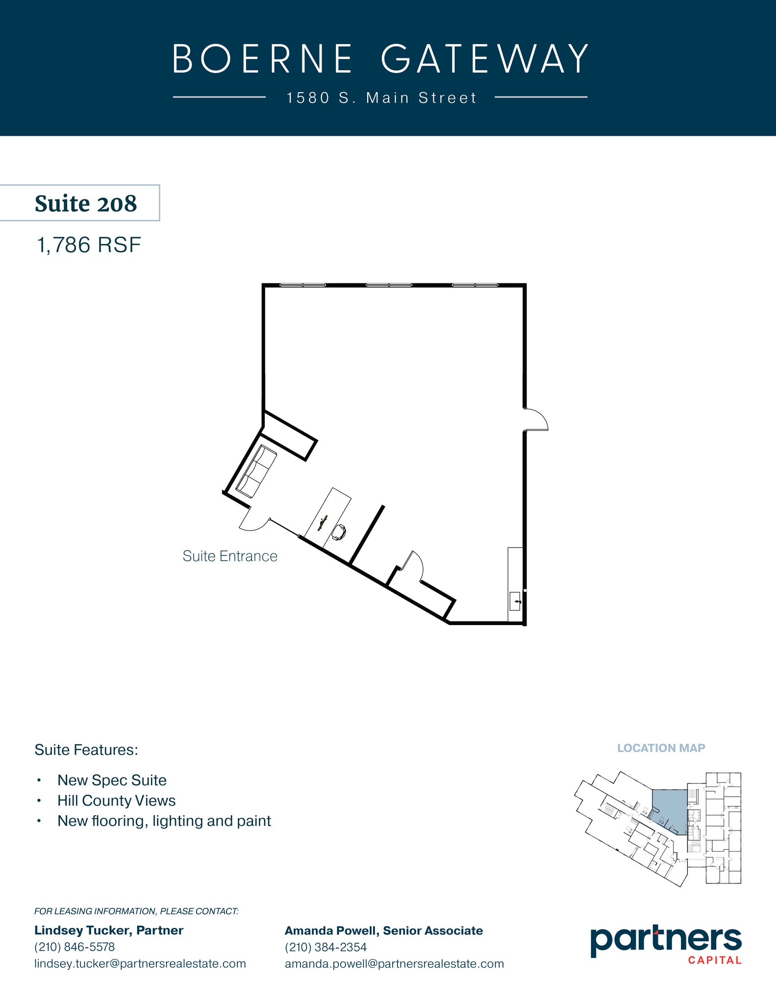 1580 S Main St, Boerne, TX for lease Floor Plan- Image 1 of 1
