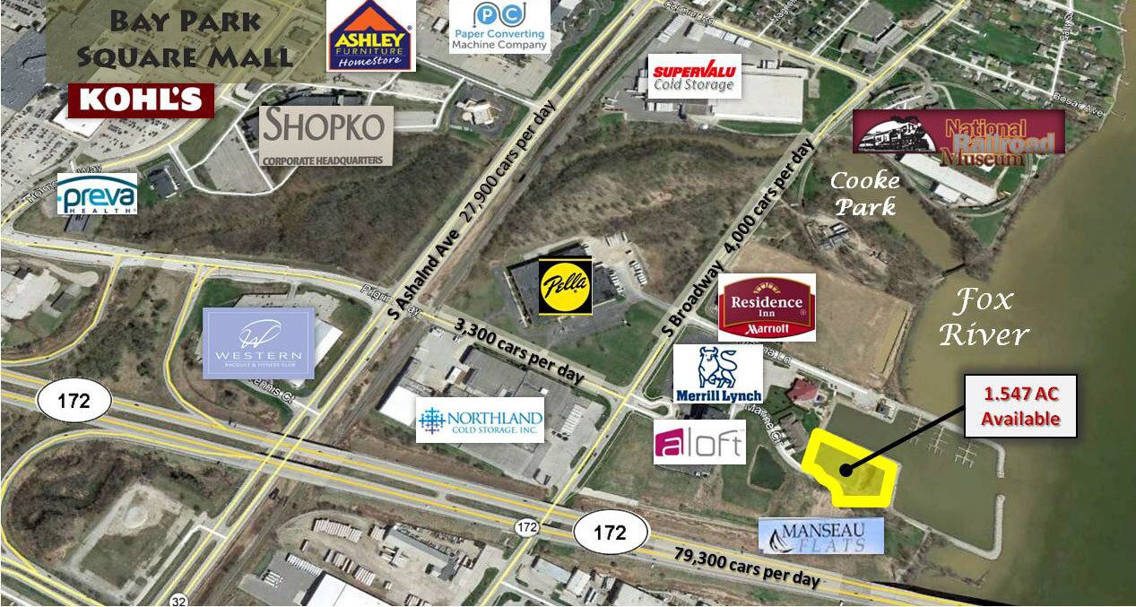 2465 Marina Cir, Green Bay, WI for sale Aerial- Image 1 of 1