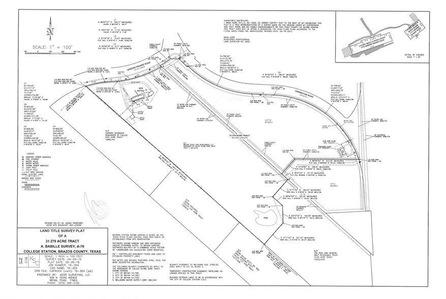 1775 Greens Prairie Rd W, College Station, TX for sale - Plat Map - Image 3 of 8