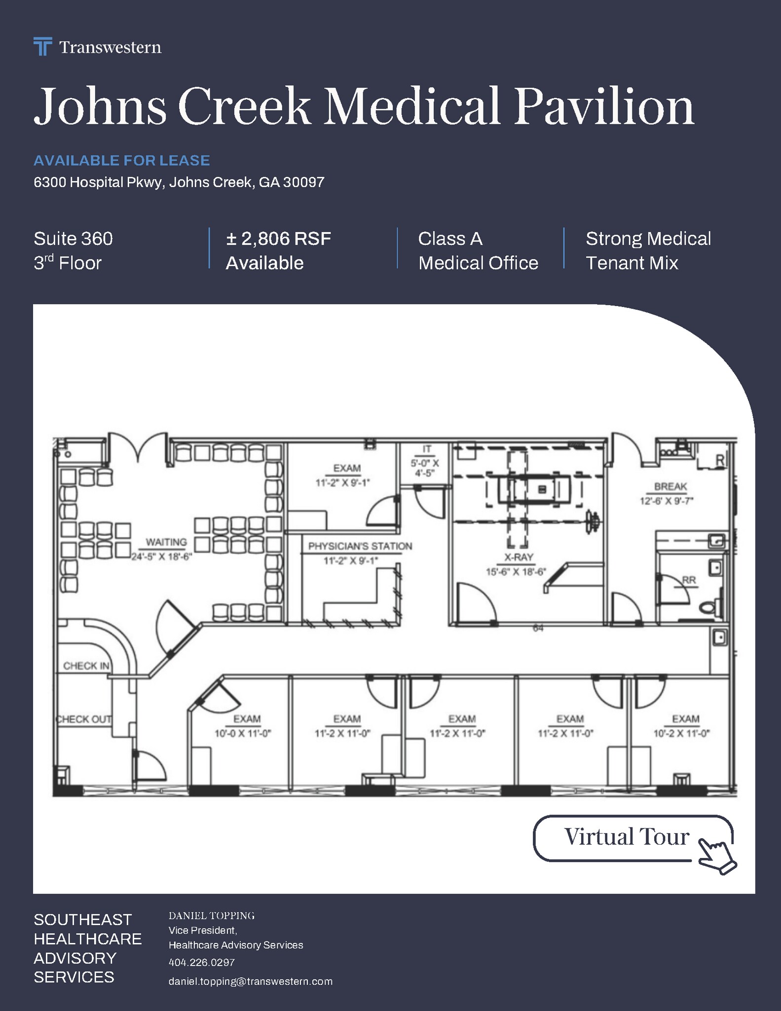 6300 Hospital Pky, Johns Creek, GA for lease Floor Plan- Image 1 of 7