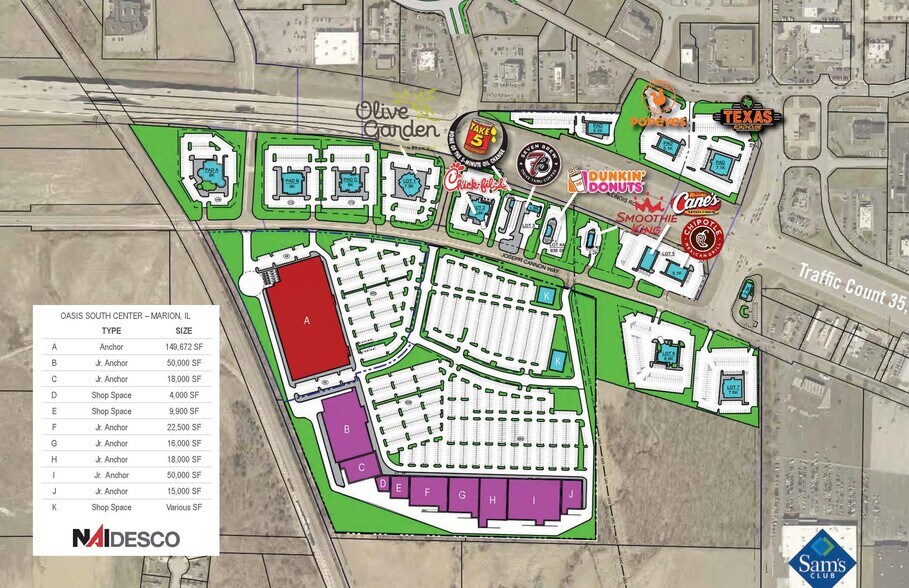Outer Dr, Marion, IL for lease - Site Plan - Image 1 of 1