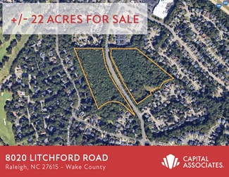 More details for 8020 Litchford Rd, Raleigh, NC - Land for Sale