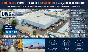 NEW! For Lease ±72KSF Phnx, AZ Industrial - Warehouse