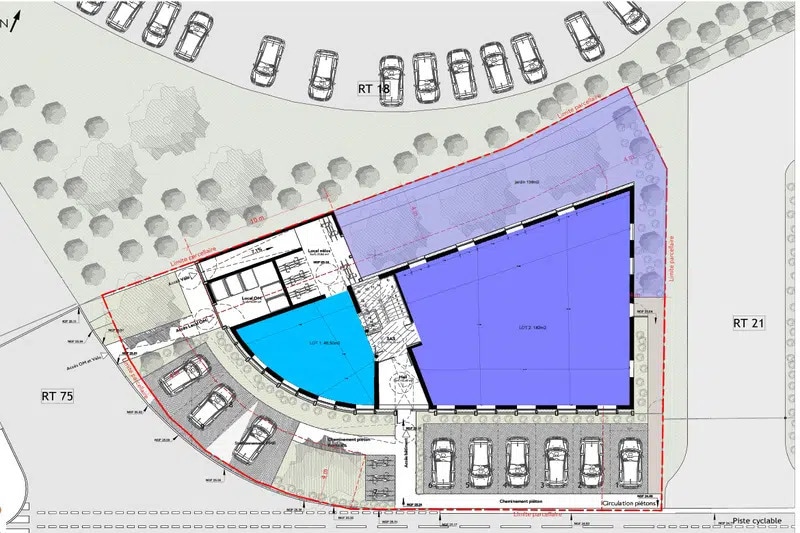 Office in Montpellier for lease - Site Plan - Image 2 of 3