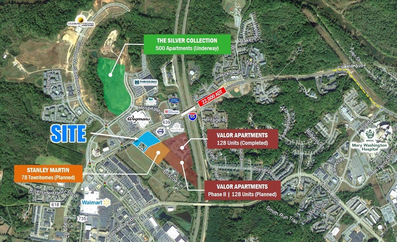 FALL HILL Ave Briscoe Lane, Fredericksburg, VA 22401 Land for Sale