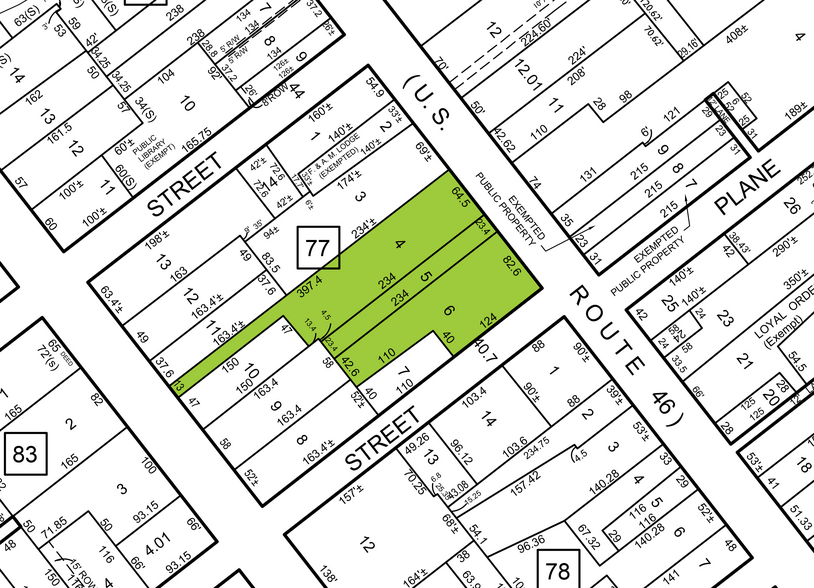 232 Main St, Hackettstown, NJ for sale - Plat Map - Image 2 of 12