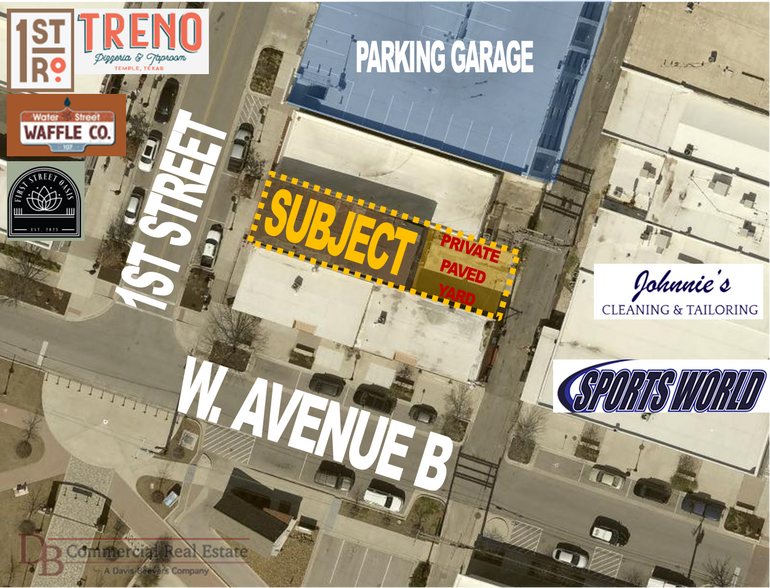 117 S 1st St Temple TX 76501 - 117 S 1st St Temple TX Aerial 1 Large 