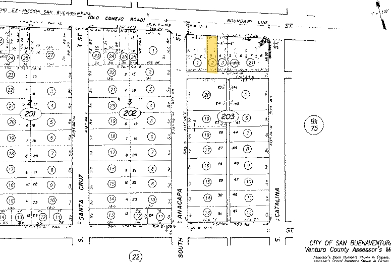 2016-2020 E Main St, Ventura, CA for lease - Plat Map - Image 2 of 72