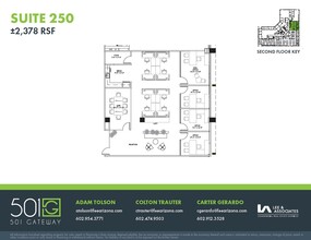 501 N 44th St, Phoenix, AZ for lease Floor Plan- Image 1 of 2