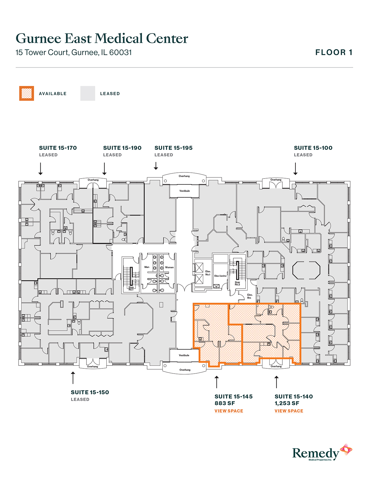 3 S Greenleaf Ave, Gurnee, IL for lease Floor Plan- Image 1 of 1