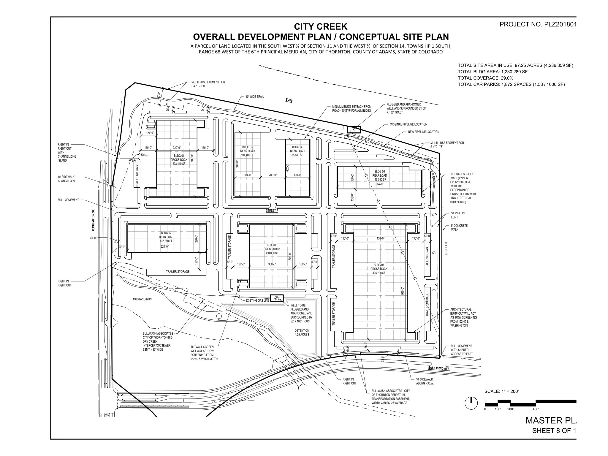5280 Logistics Park - 15210 Washington St, Thornton, CO for lease Site Plan- Image 1 of 7