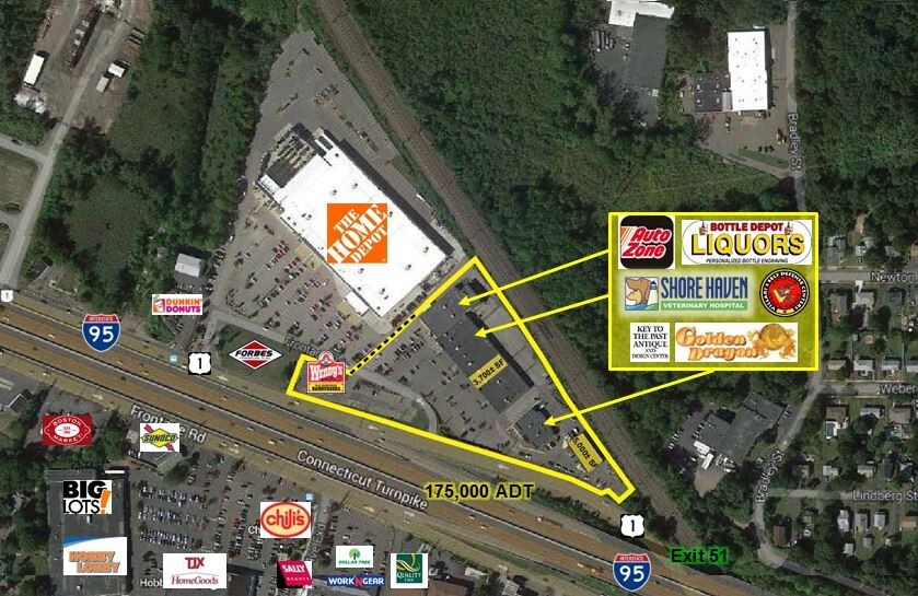 1575 N Frontage Rd, East Haven, CT, 06512 Retail Space For Lease