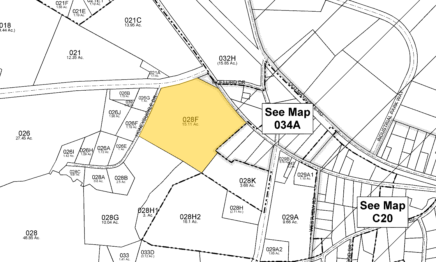 000 Woods Bridge Rd, Commerce, GA for sale Plat Map- Image 1 of 1