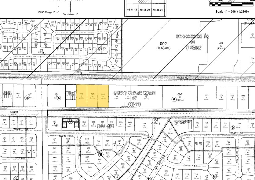 10870 Wiles Rd, Coral Springs, FL for lease - Plat Map - Image 3 of 6