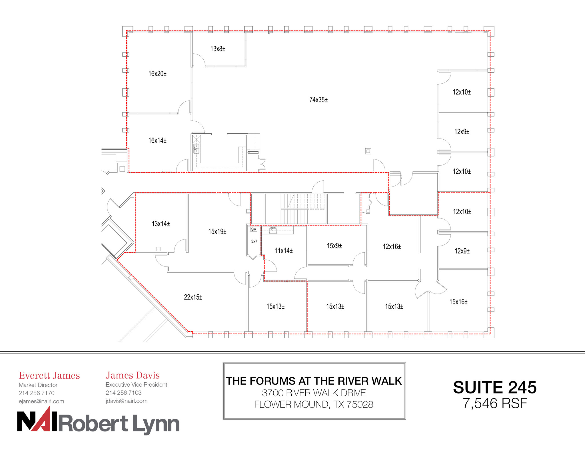 3700 River Walk Dr, Flower Mound, TX for lease Floor Plan- Image 1 of 1