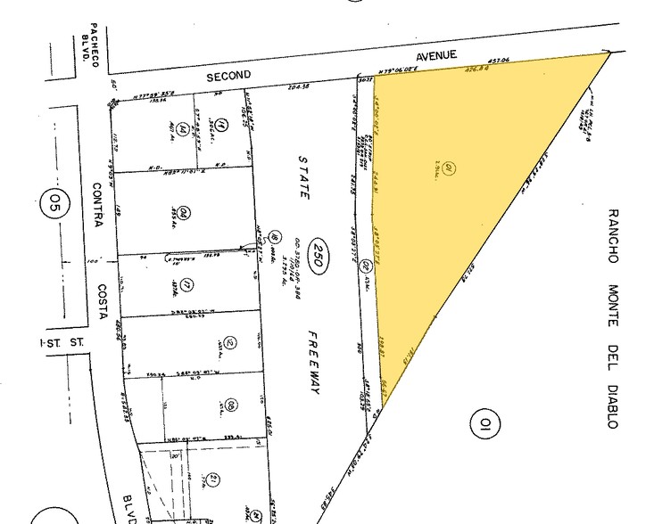 110 2nd Ave S, Pacheco, CA for lease - Plat Map - Image 2 of 10