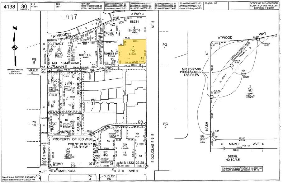 855 Douglas St, El Segundo, CA for lease - Plat Map - Image 3 of 36
