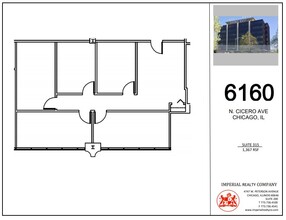 6160 N Cicero Ave, Chicago, IL for lease Floor Plan- Image 1 of 7