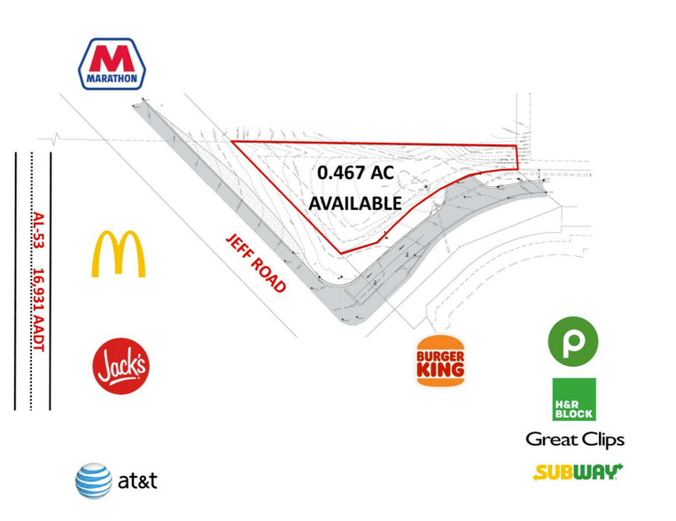 N Hwy 53, Harvest, AL for sale - Site Plan - Image 2 of 2