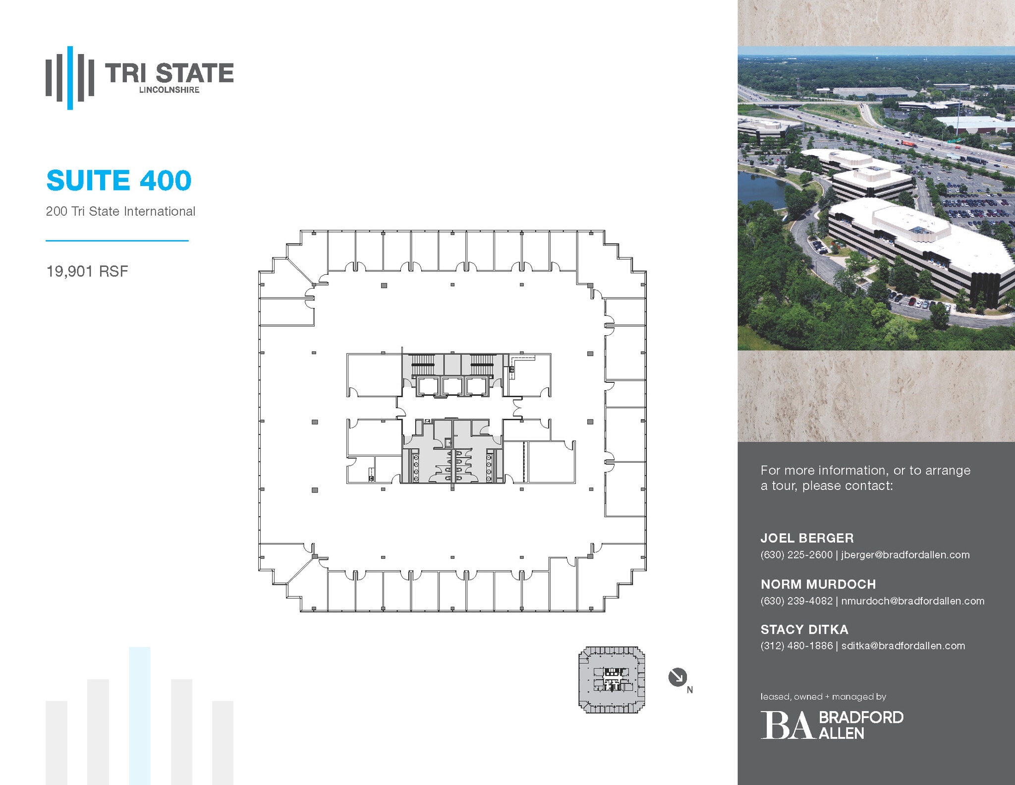 300 Tri State International, Lincolnshire, IL for lease Floor Plan- Image 1 of 1