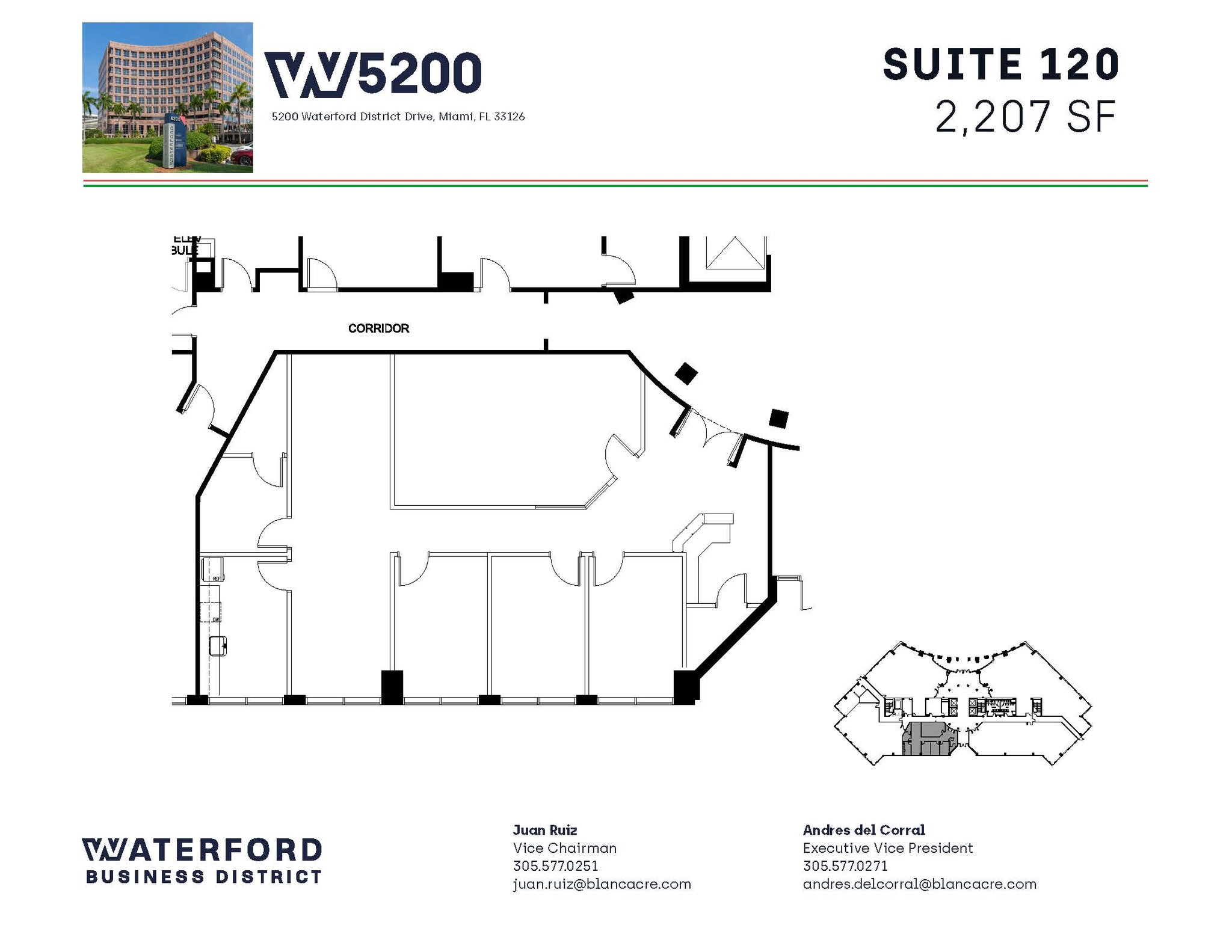 5200 Waterford District Dr, Miami, FL for lease Floor Plan- Image 1 of 1